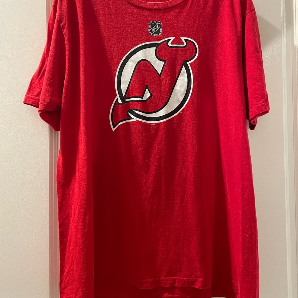 Red NJ Devils Cory Schneider T Shirt